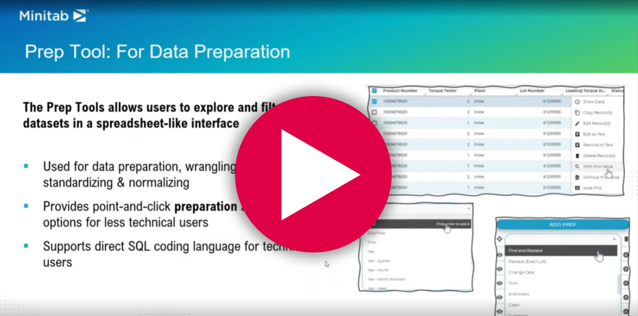 使用 Minitab 自动执行数据分析